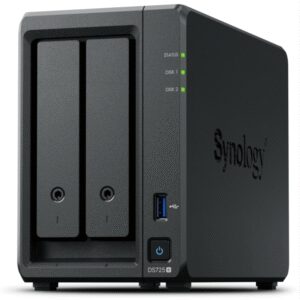 NAS SYNOLOGY DS725+ 2 BAHIAS 4GB 2,5G ETHERNET