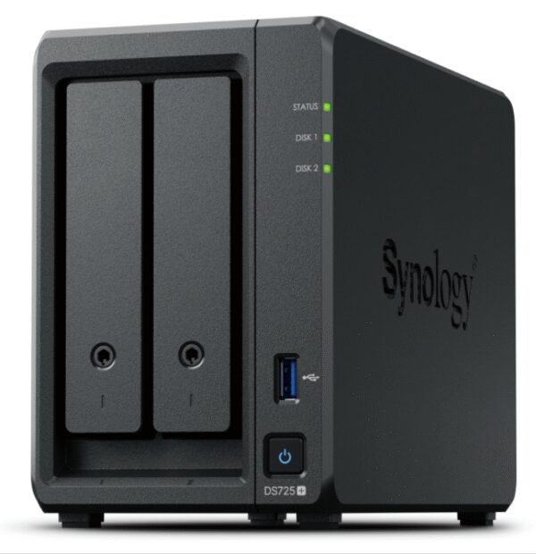 NAS SYNOLOGY DS725+ 2 BAHIAS 4GB 2,5G ETHERNET