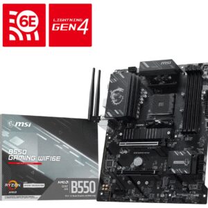 PLACA BASE MSI B550 GAMING WIFI6E AM4 DDR4