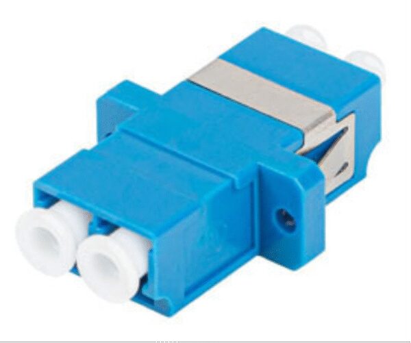 ADAPTADOR FIBRA OPTICA LANBERG LC/UPC MONOMODO DUPLEX AZUL