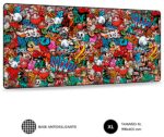 ALFOMBRILLA SUBBLIM GRAFFITI XL MOUSE PAD 900x400x3
