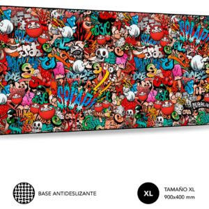 ALFOMBRILLA SUBBLIM GRAFFITI XL MOUSE PAD 900x400x3