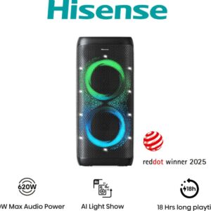 ALTAVOCES HISENSE PARTY THUNDER INALAMBRICOS 620W BLUETHOOT 5.4 LED