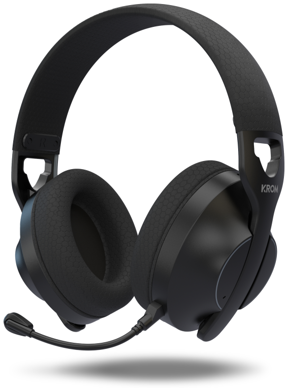 AURICULAR GAMING KROM PHASE INALAMBRICO NEGRO