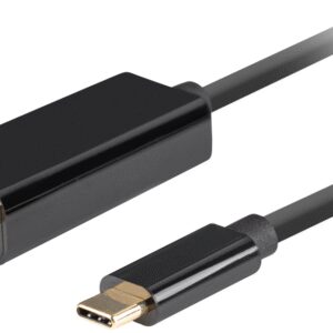 CABLE USB-C A HDMI LANBERG MACHO/MACHO 4K 60HZ 0.5M NEGRO