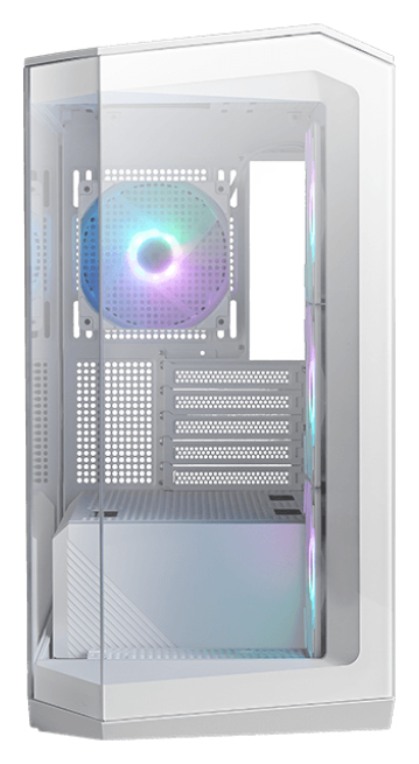 CAJA GAMING MSI MAG PANO M100R PZ MICRO ATX RGB BLANCA