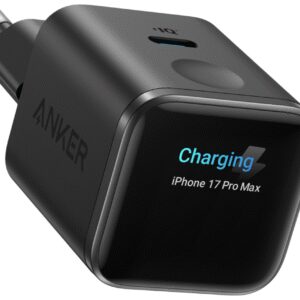 CARGADOR ANKER NANO 45W SMART DISPLAY NEGRO