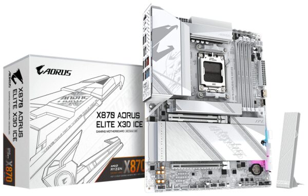 PLACA BASE GIGABYTE X870 A ELITE X ICE AM5 DDR5