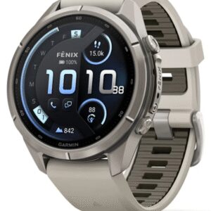 SMARTWATCH GAMIN FENIX 9 PRO 43MM AMOLED LTE TITANIUM GREY BAND