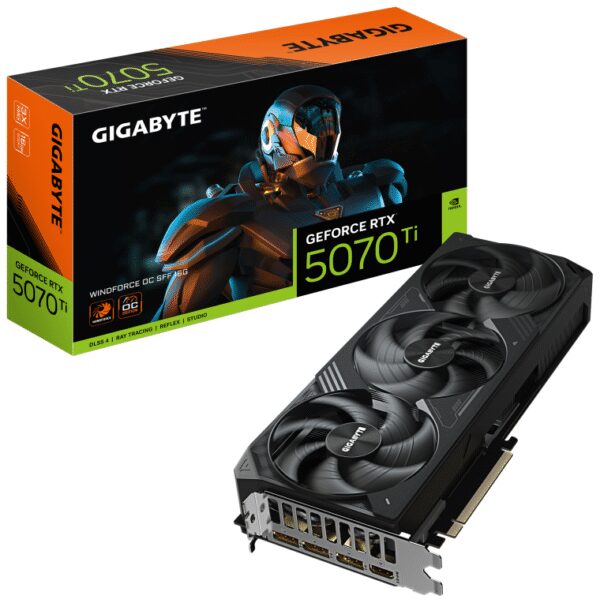 TARJETA GRAFICA GIGABYTE RTX5070 TI WINDFORCE OC V2 16GB