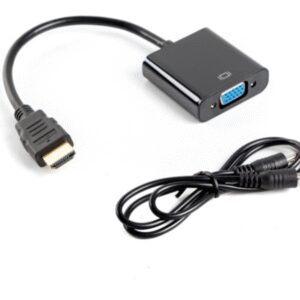 ADAPTADOR LANBERG HDMI MACHO/VGA HEMBRA+MINIJACK 3.5MM HEMBRA 20CM