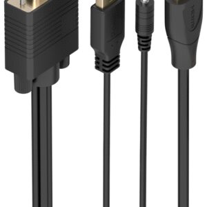 CABLE CONVERSOR AISENS HDMI A/M A SVGA/M+JACK 3.5/M+USB-A/M 2M