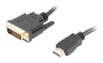 CABLE HDMI LANBERG MACHO DVI MACHO 24+1 1,8M DUAL LINK GOLD 4K