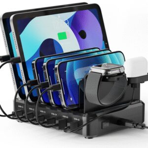 ESTACION CARGA EWENT EW1335 USB-C+USB-A 130W 6 DISPOSITIVOS