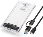 EWENT CARCASA USB 3.2 GEN1 PARA DISCOS DUROS SATA 2.5", USB-C+A