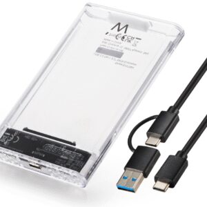 EWENT CARCASA USB 3.2 GEN1 PARA DISCOS DUROS SATA 2.5", USB-C+A