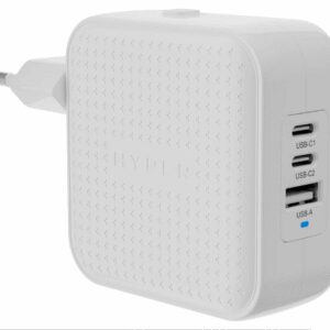 HYPER 70W USB-C GAN TRAVEL CHARGER (3C+1A) - WHITE