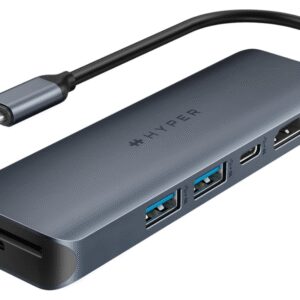 HYPER DRIVE ECOSMART GEN.2 UNIVERSAL USB-C® 6-IN-1 HUB W 100 W PD POWER
