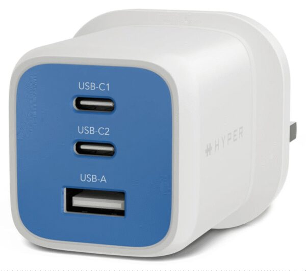 HYPER JUICE FLEX 65W GAN CHARGER - BLUE