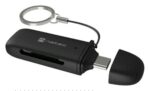 LECTOR DE TARJETAS NATEC SCARAB C SD/MICRO SD USB-C 3.2 GEN 1 OTG NEGRO
