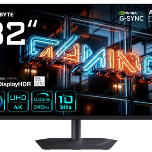 MONITOR GIGABYTE GAMMING MO32U24 32" 4K UHD QD-LED