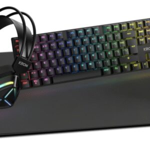 PACK KROM 4 EN 1 RGB KLASS GAMING COMBO NEGRO