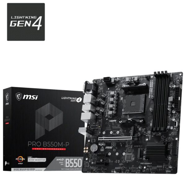 PLACA BASE MSI B550M-P AM4 DDR4
