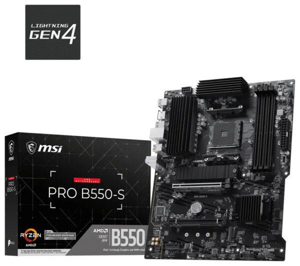 PLACA BASE MSI PRO B550-S AM4 DDR4