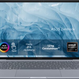 PORTATIL ASUS ZENBOOK UX3480KA-U2218W R7 345 IA 16GB 512GB 14"OLED W11H BLUE noA C