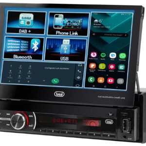 RADIO COCHE TREVI MDV 6380 DAB/VIDEO MONITOR 7" +RDS+USB+AW BLAC