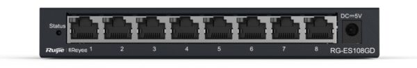RUIJIE REYEE RG-ES108GD 8-PORT 10/100/1000 MBPS DESKTOP SWITCH METAL CASE