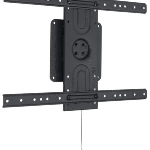 SOPORTE PARED TOOQ 37-80 ROTACION 360° NEGRO