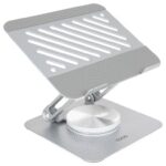 SOPORTE PLEGABLE 360° DISPOSITIVOS HASTA 13", PLATA