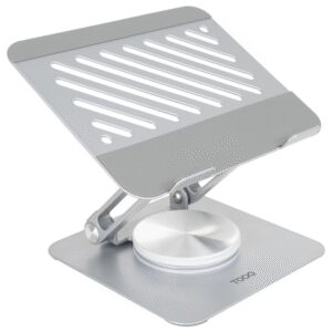 SOPORTE PLEGABLE 360° DISPOSITIVOS HASTA 13", PLATA