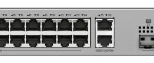 SWITCH RUIJIE REYEE ES228GS-P-V2 26P GIGABIT 2SFP 24P POE+ 370W CLOUD
