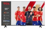 TV TCL LCD 55P61K 55" 4K UHD SMART TV GOOGLE TV HDR10