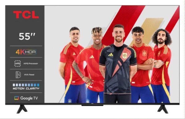 TV TCL LCD 55P61K 55" 4K UHD SMART TV GOOGLE TV HDR10